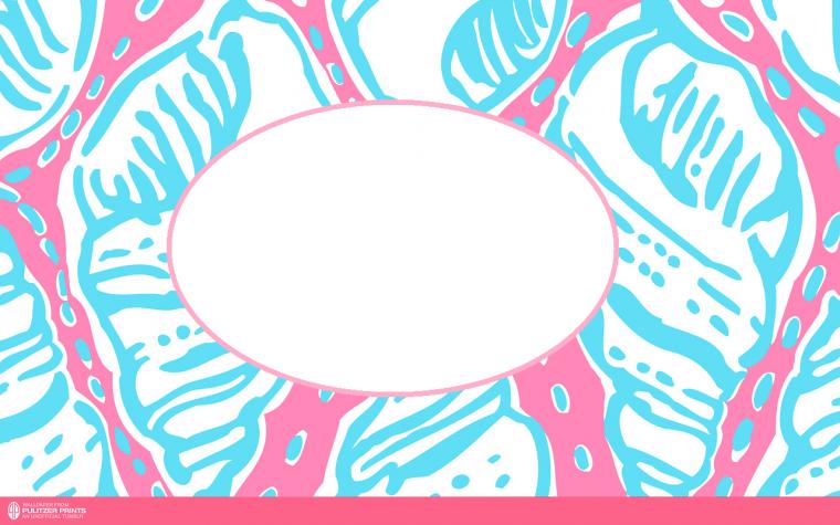 Monogram Lilly Pulitzer Desktop Wallpapers Wallpapersafari