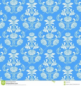 [38+] Blue and White Floral Wallpaper on WallpaperSafari