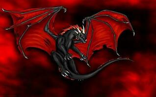 [49+] Red and Black Dragon Wallpaper on WallpaperSafari