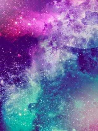 Free download background blue cute galaxy pastel pink sparkles