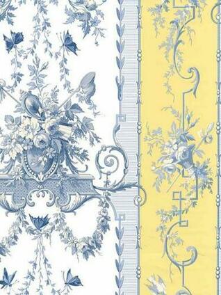 Yellow and Red Toile Wallpaper. Download Wallpapers on WallpaperSafari