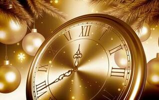 Free download Happy New Year 2020 Golden Clock Countdown In New Years Eve [1680x1050] for your