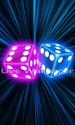 [30+] Neon Dice Wallpaper on WallpaperSafari