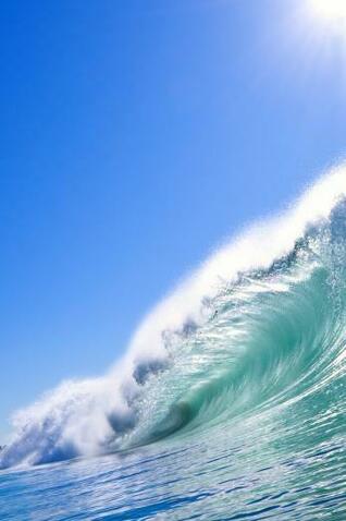 [50+] iPhone Wave Wallpaper on WallpaperSafari