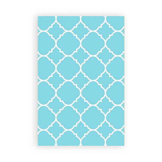 [48+] Blue Quatrefoil Wallpaper on WallpaperSafari