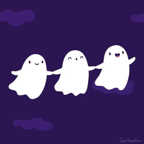 [46+] Cute Ghost Wallpaper on WallpaperSafari