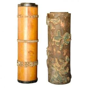 Antique, French Wallpaper Printing Rollers - Price Per Roller