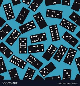 Free download Domino falling in a row on blue background Stock Photo