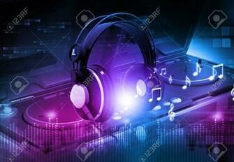 Dj dance party background Royalty Free Vector Image