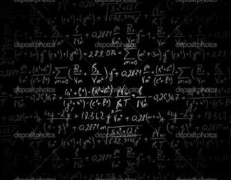 Chalkboard Black Equation