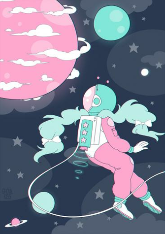 [42+] Astronaut Girl Aesthetic Wallpapers on WallpaperSafari