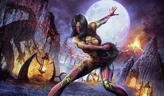Free download Mortal Kombat Mileena Wallpaper [1024x600] for your