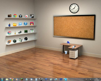 Free download Organize your Desktop Icons with a Simple Wallpaper