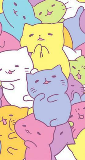 [48+] Kawaii Cat Wallpaper on WallpaperSafari