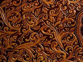 [45+] Tooled Leather Wallpaper on WallpaperSafari