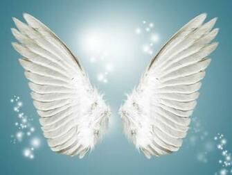 Angel wings on dark background Royalty Free Vector Image