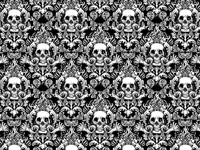 Free download damask skulls Day of the Dead Pinterest [736x552] for ...