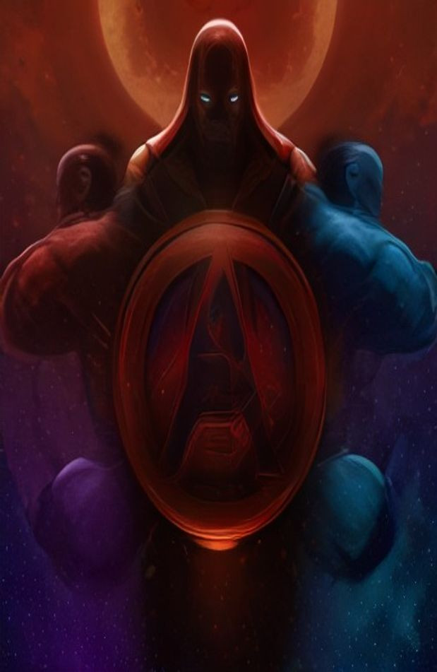 Avengers Logo AI Wallpaper