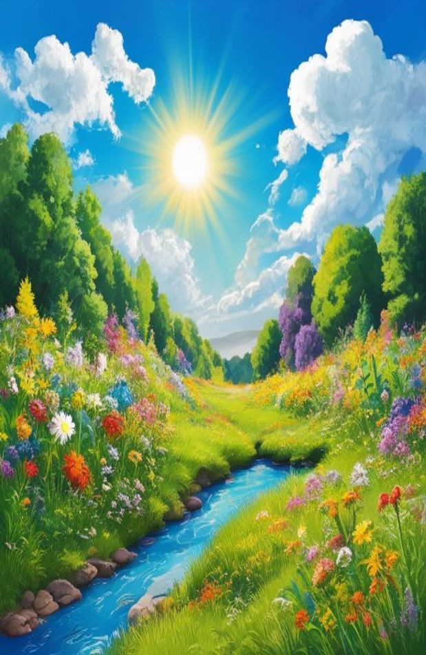 Happiness HD AI Wallpaper