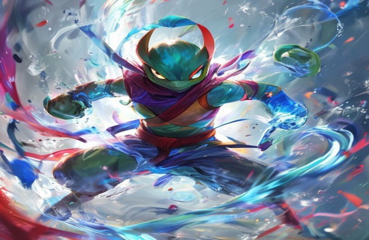 Greninja HD AI Wallpaper
