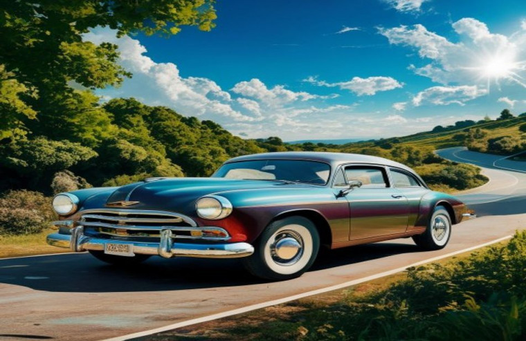 Classic Car Pictures AI Wallpaper