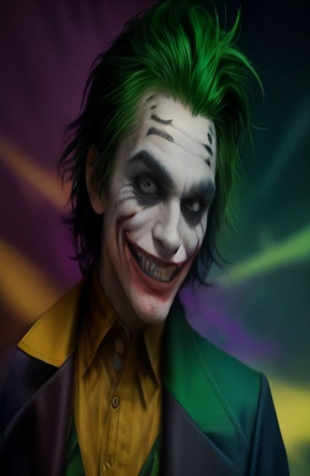 Joker 3d AI Wallpaper