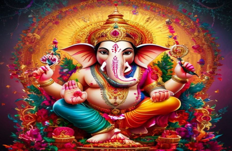 Ganpati AI Wallpaper HD