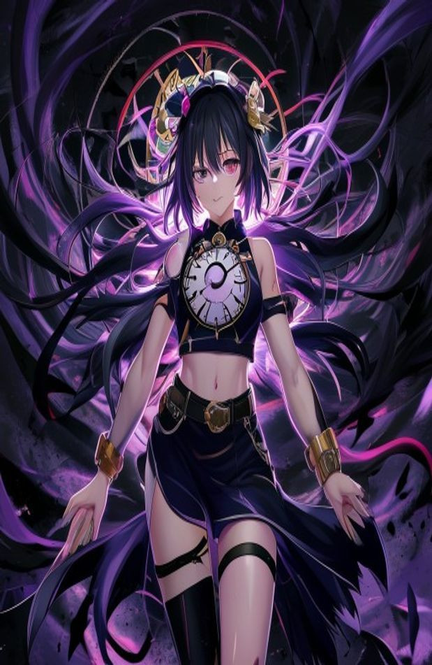 Kurumi Tokisaki AI Wallpaper