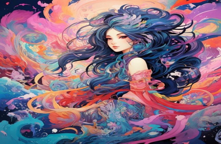 Yoshitaka Amano AI Wallpaper