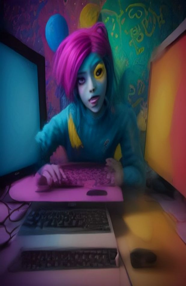Don T Touch My Computer AI Wallpaper