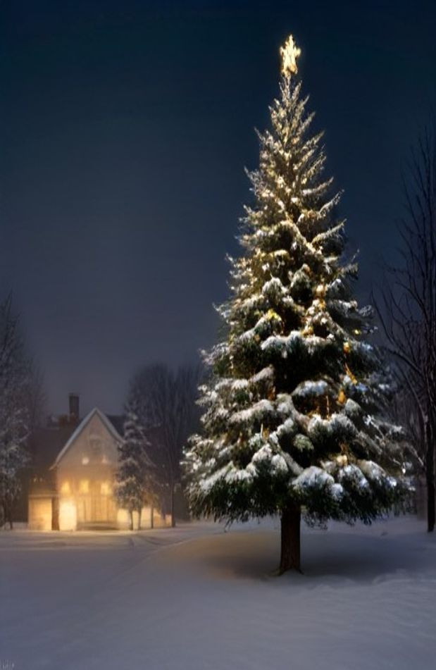 Christmas AI Wallpaper For Dual Monitor