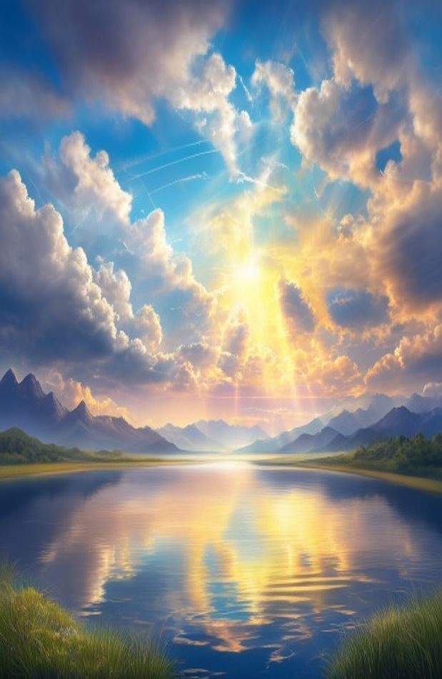 Heaven Image AI Background