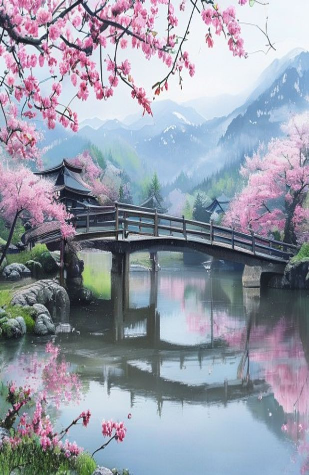 Japanese Aesthetic AI Wallpaper