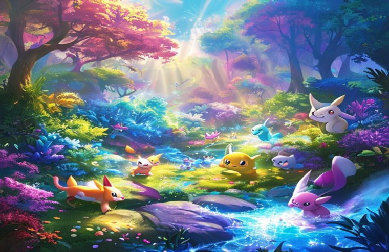 Awesome Pokemon AI Background