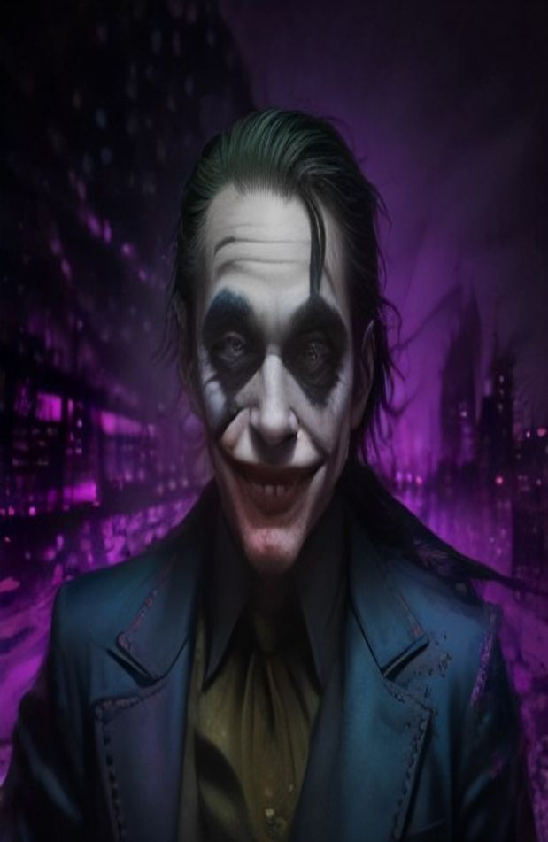 Joker 3d AI Wallpaper