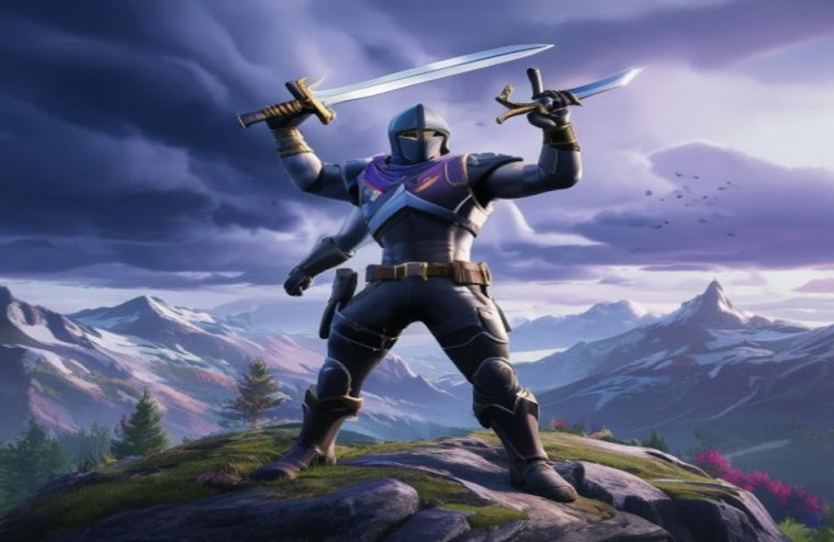 Fortnite Black Knight AI Wallpaper