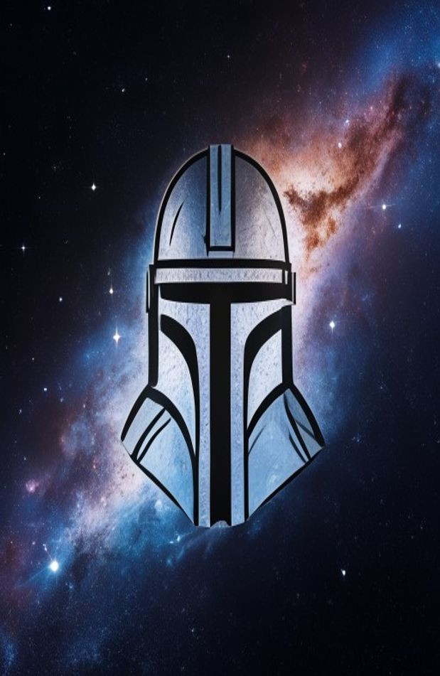 Mandalorian Symbol AI Wallpaper