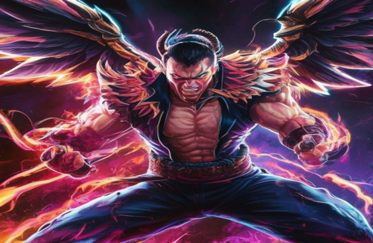 Tekken Devil Jin AI Wallpaper