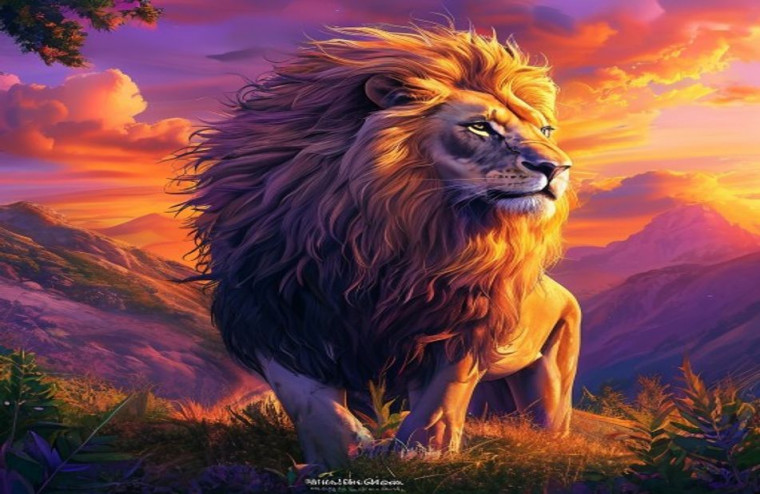Lion Of Judah AI Wallpaper