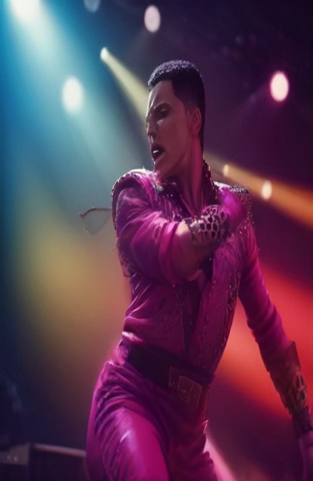 Freddie Mercury AI Wallpaper