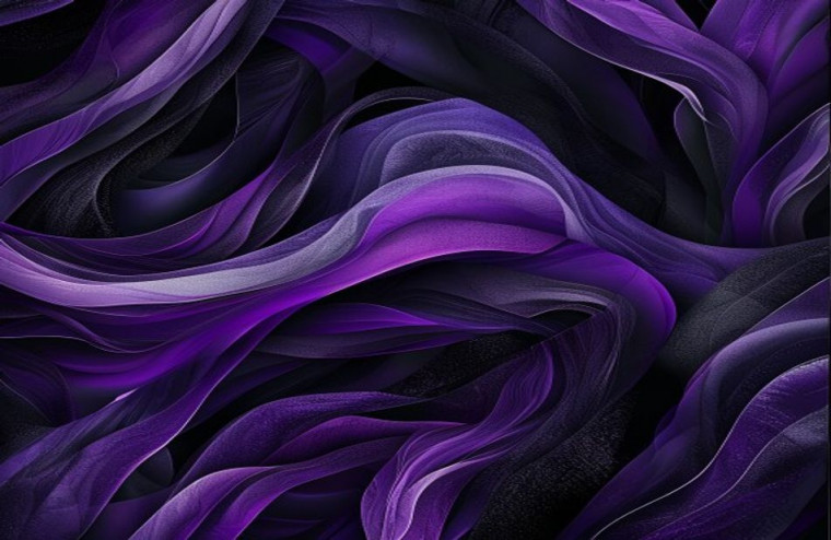 Purple And Black AI Wallpaper