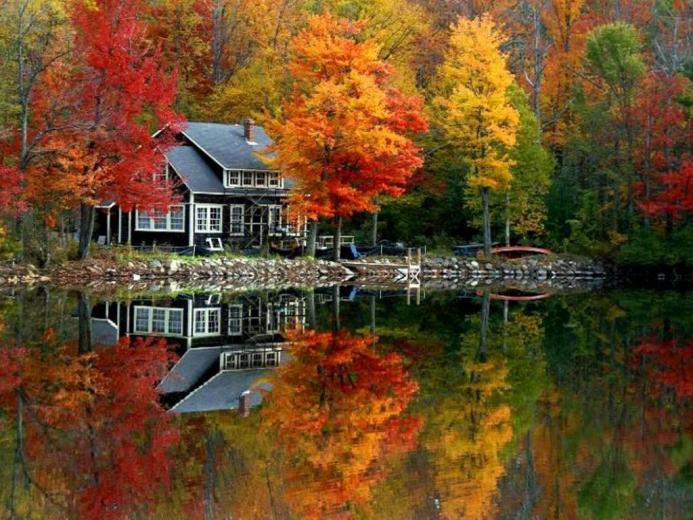 Free download house on the lake shore 1920x1080 16 9 back to wallpaper