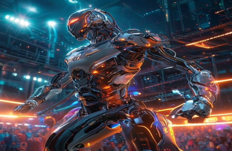 Atom Real Steel AI Wallpaper