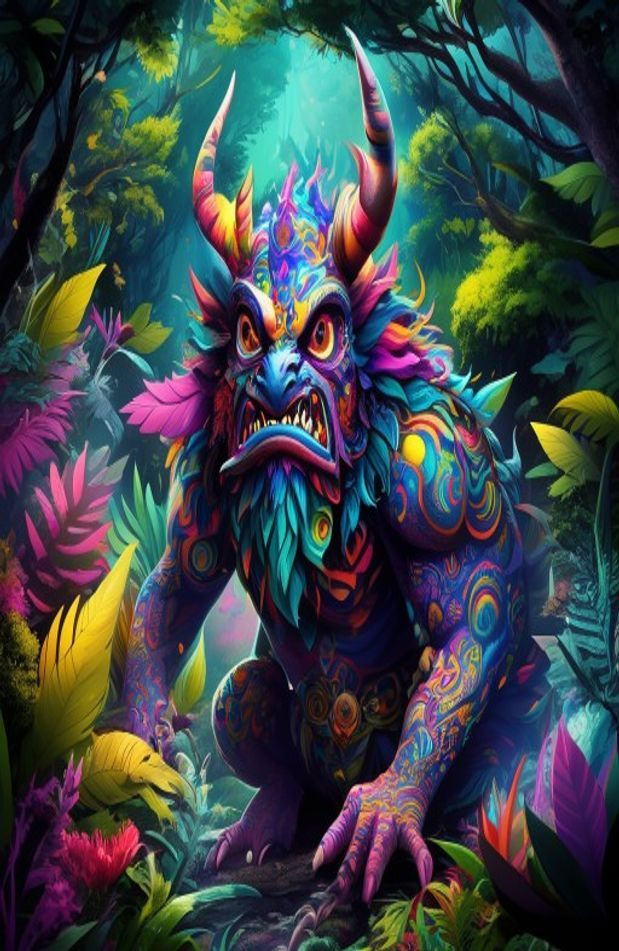 Oni AI Wallpaper