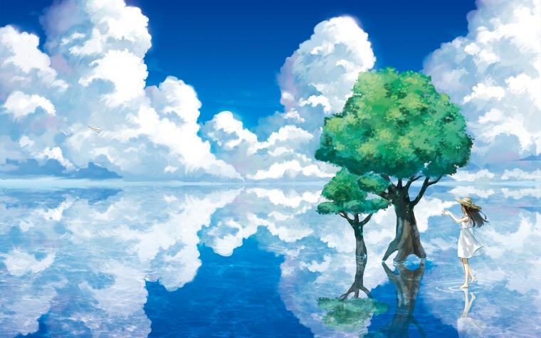 Free Download Trees Over Water Wallpaper 13837 1920x1200 For Your
