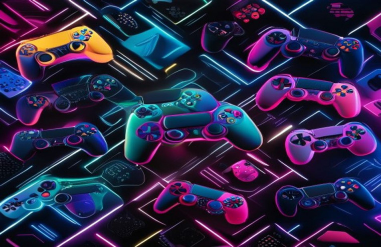 Gaming Controller AI Wallpaper