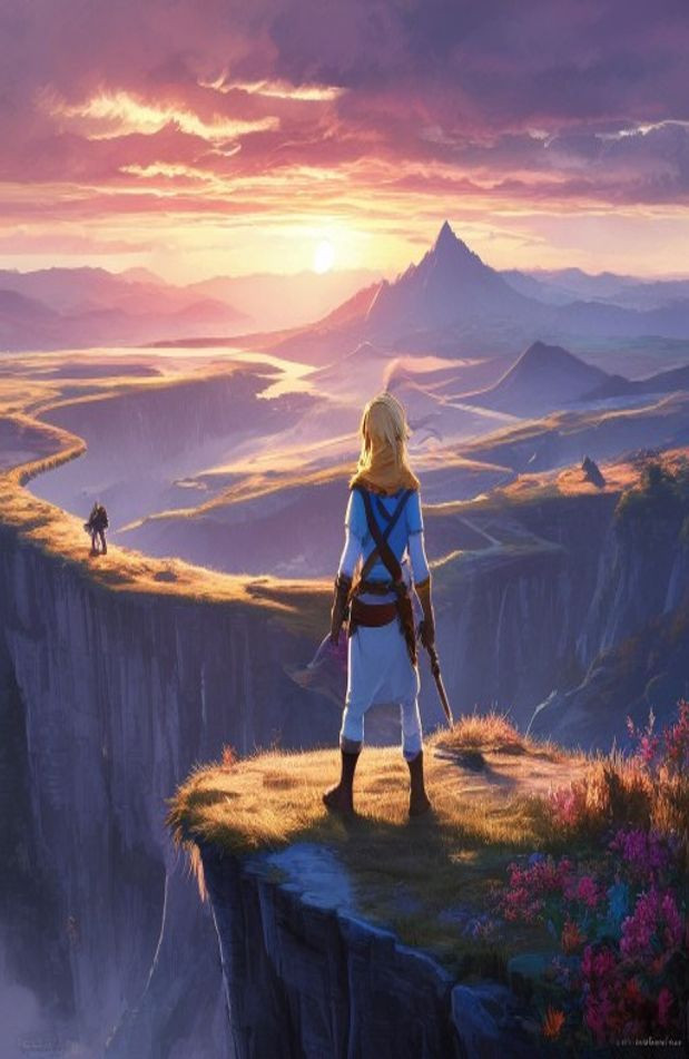 The Legend Of Zelda Botw AI Wallpaper