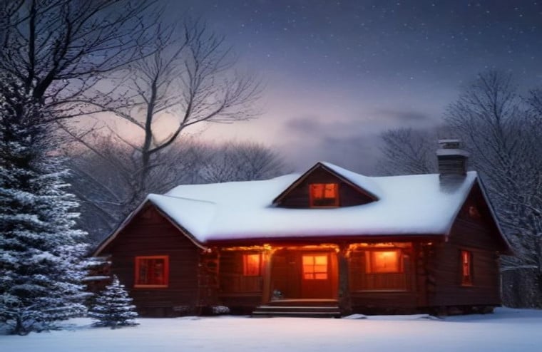 Christmas AI Background Pictures