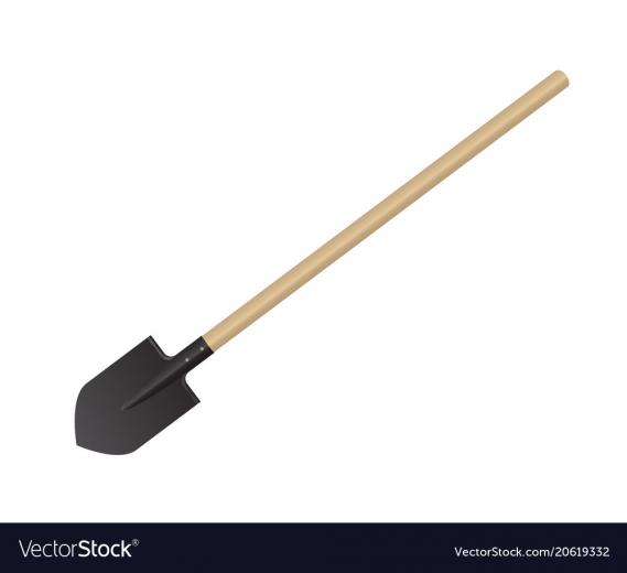 Free download Shovel In The Ground Gardening Tool On Checked Background