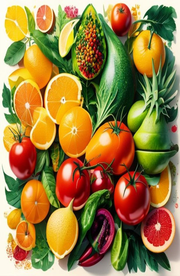 Wallpaper Fruits And Vegetables